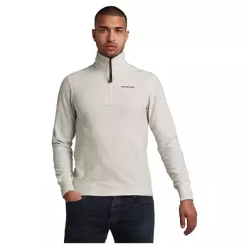 Лонгслив G-Star Astro Tweeter Half Zip, белый