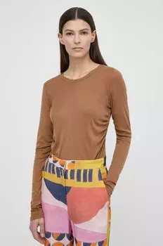 Лонгслив G-Star Raw, коричневый