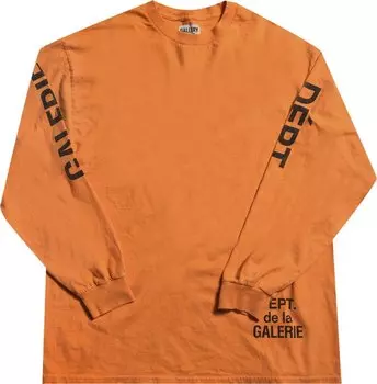 Лонгслив Gallery Dept. French Collector Long-Sleeve Tee 'Orange', оранжевый