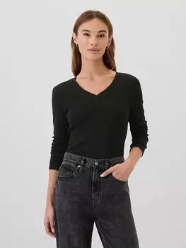 Лонгслив GAP, черный
