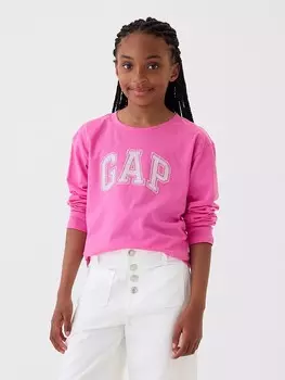 Лонгслив GAP, розовый