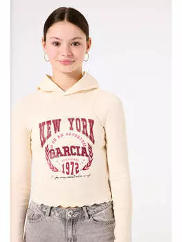 Лонгслив Garcia, цвет beige/rot