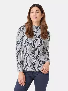 Лонгслив Gerry Weber, цвет beige/schwarz