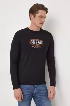 Лонгслив Guess, черный