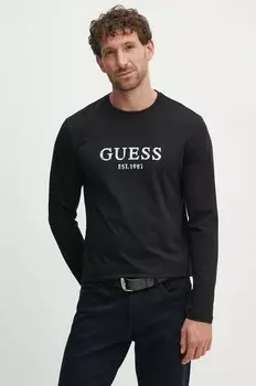 Лонгслив Guess, черный
