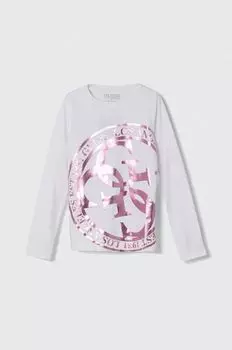 Лонгслив Guess для детей, белый