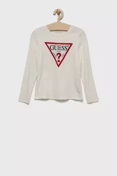 Лонгслив Guess для детей, белый