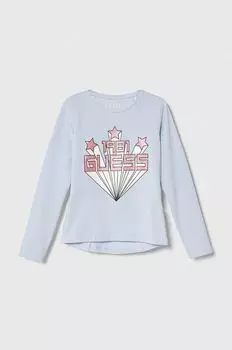 Лонгслив Guess для детей, синий