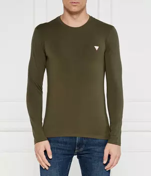 Лонгслив GUESS Extra slim fit, цвет cachi