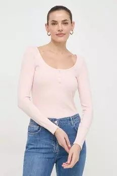Лонгслив Guess, розовый