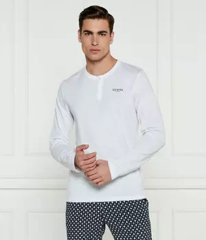 Лонгслив Guess Underwear Regular Fit, белый