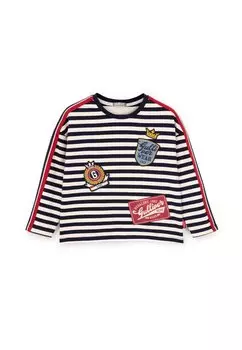 Лонгслив Gulliver Streifenshirt, разноцветный