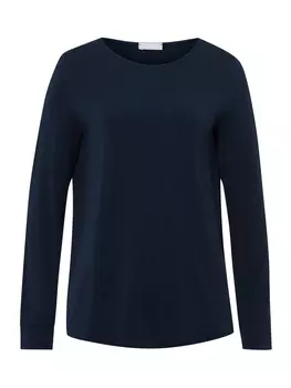 Лонгслив Hanro Natural Elegance, темно-синий