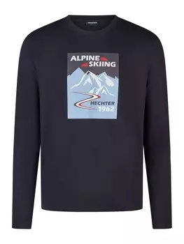 Лонгслив HECHTER PARIS Shirt, цвет light blue/dark blue