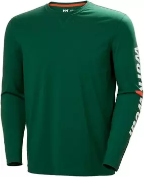 Лонгслив Helly Hansen Logo, зеленый