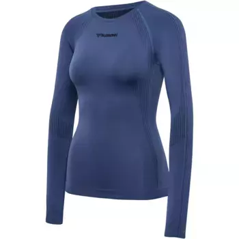 Лонгслив Hummel MT Shaping Seamless, синий