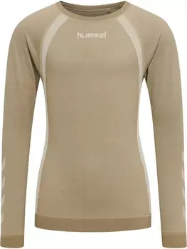 Лонгслив Hummel, темно-бежевый