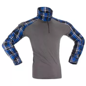 Лонгслив Invadergear Flannel Combat, серый