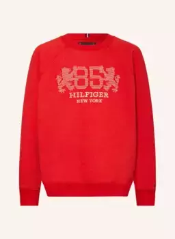 Лонгслив из пике Tommy Hilfiger, белый