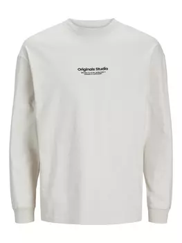 Лонгслив JACK & JONES VESTERBRO, светло-серый