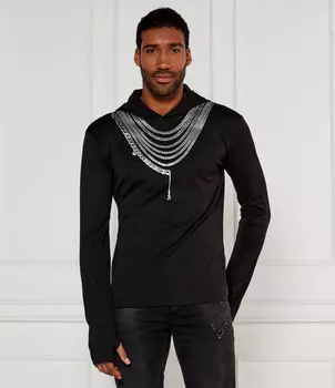 Лонгслив John Richmond RHODE Slim Fit, черный