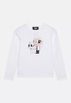 Лонгслив Karl Lagerfeld, белый