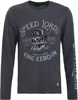 Лонгслив King Kerosin, черный