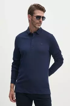 Лонгслив Lacoste, темно-синий