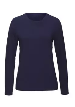Лонгслив LASCANA Shirt, синий
