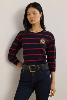 Лонгслив Lauren Ralph Lauren, темно-синий