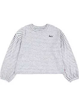 Лонгслив Levi's Kids, белый