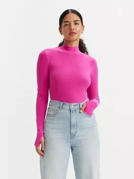 Лонгслив Levis Mammoth, розовый
