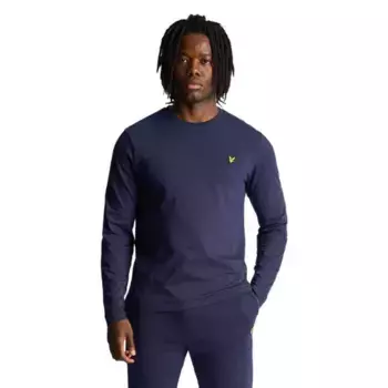 Лонгслив Lyle & Scott Plain, синий