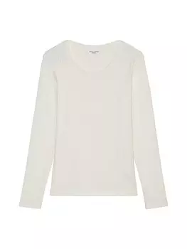 Лонгслив Marc O'Polo DENIM DfC slim, цвет silky white