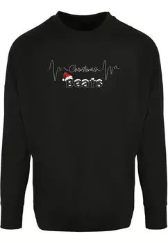 Лонгслив Merchcode CHRISTMAS BEATS, черный