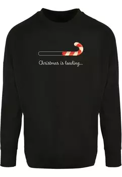 Лонгслив Merchcode CHRISTMAS LOADING, черный