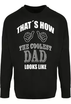 Лонгслив Merchcode COOLEST DAD, черный
