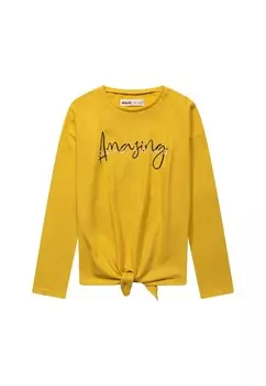 Лонгслив Minoti, цвет Mustard