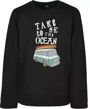 Лонгслив Mister Tee, черный