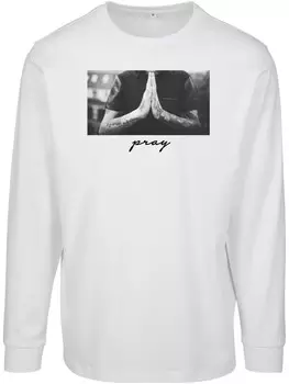 Лонгслив Mister Tee Longsleeve, белый