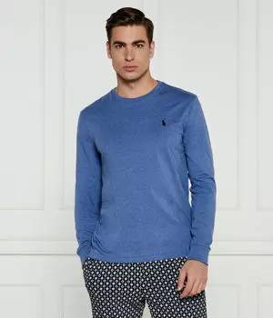 Лонгслив мужской Polo Ralph Lauren Custom Slim Fit, синий