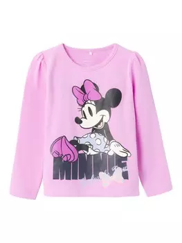 Лонгслив name it Langarmshirt NMFNEMIRI MINNIE LS TOP, цвет violet tulle