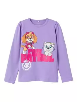 Лонгслив name it Langarmshirt PAWPATROL, цвет sand verbena