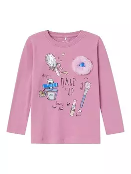 Лонгслив name it Longsleeve Hea, розовый