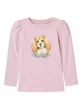 Лонгслив name it Longsleeve Ramoni, розовый