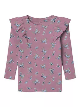 Лонгслив name it Longsleeve Rline, розовый