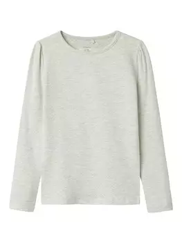 Лонгслив name it Longsleeve, светло-серый