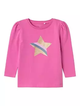 Лонгслив name it Nastar, розовый