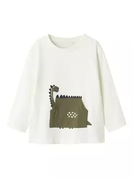 Лонгслив NAME IT Shirt NMMBAWI, белый