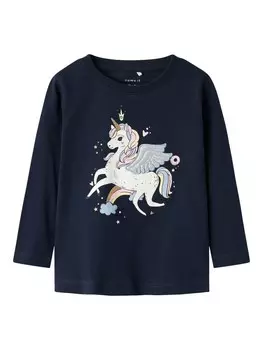 Лонгслив NAME IT Shirt, темно-синий